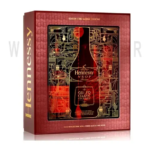 Коньяк Hennessy V.S.O.P, gift box with glass and bar spoon, 0.7 л