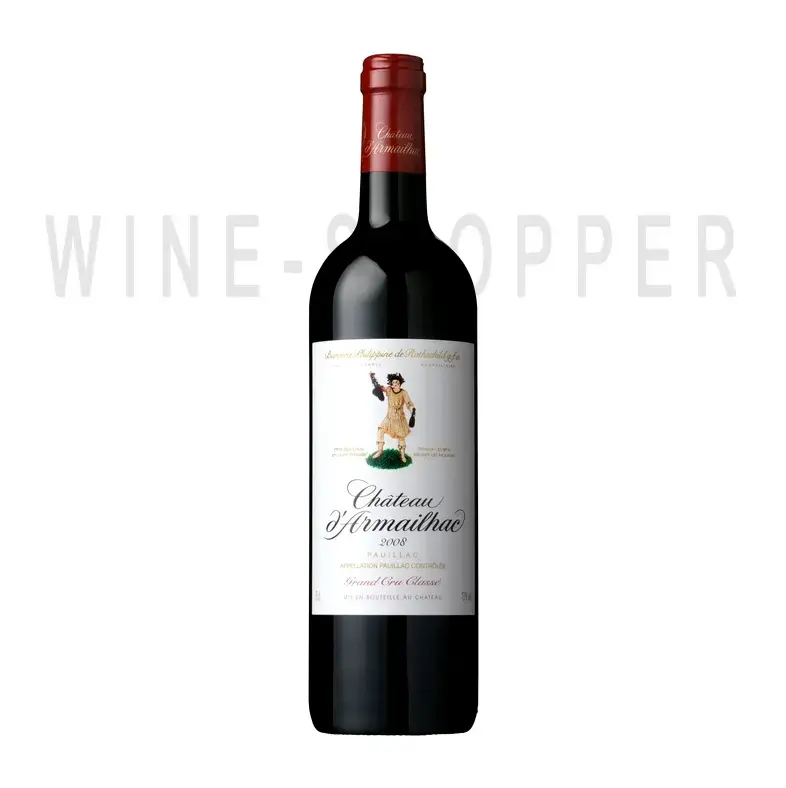 Вино Chateau d'Armailhac AOC Pauillac, 5 Grand Cru Classe 2008 0.75 л