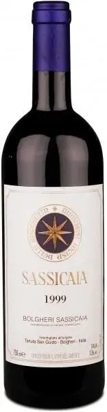 Вино Sassicaia, 1999, 0.75 л