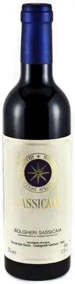 Вино Sassicaia, 2001, 0.375 л