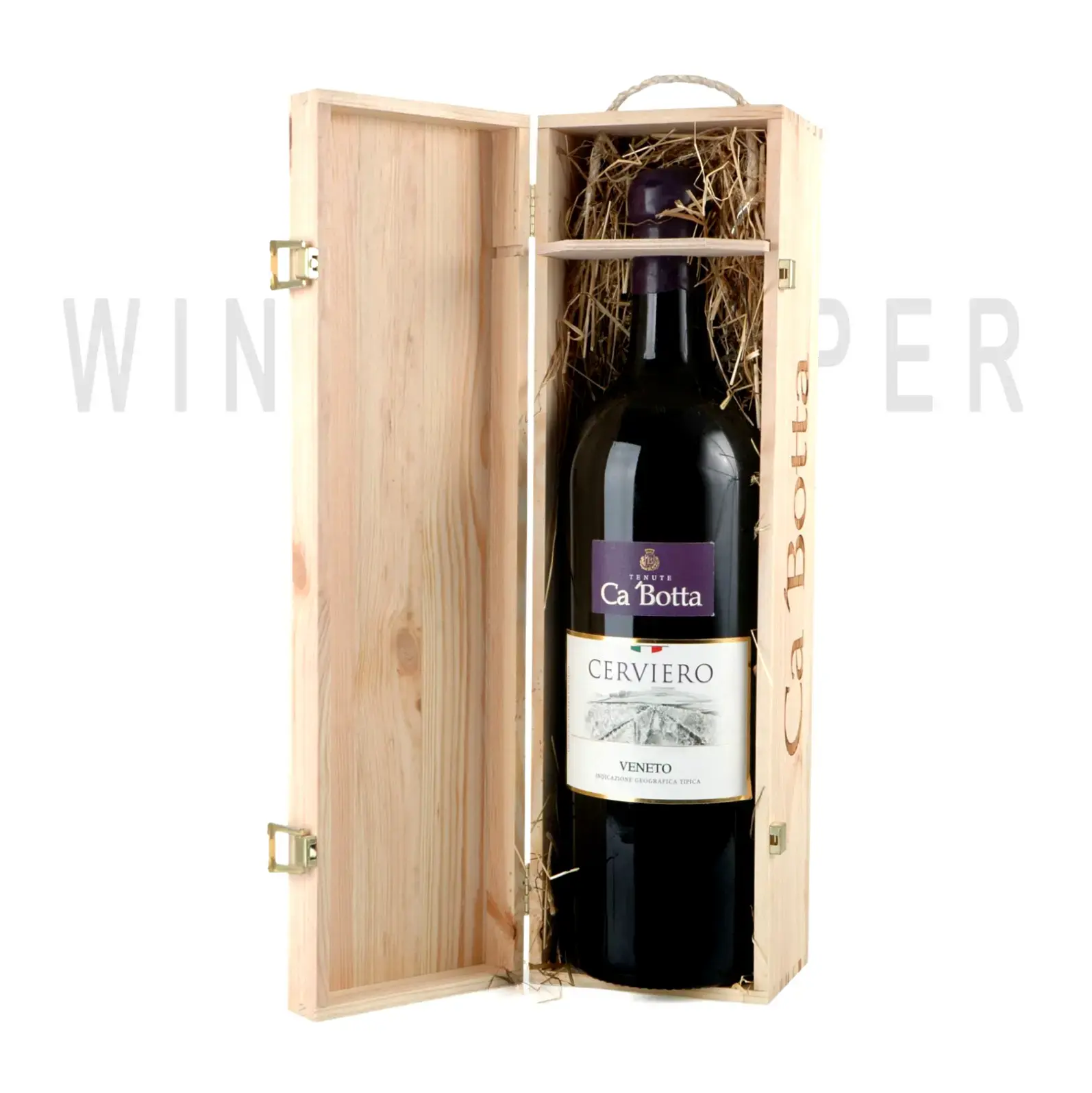 Вино Ca'Botta Cerviero Veneto IGT wooden box 2013 3 л