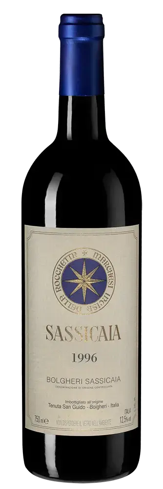 Вино Sassicaia, 1996, 0.75 л
