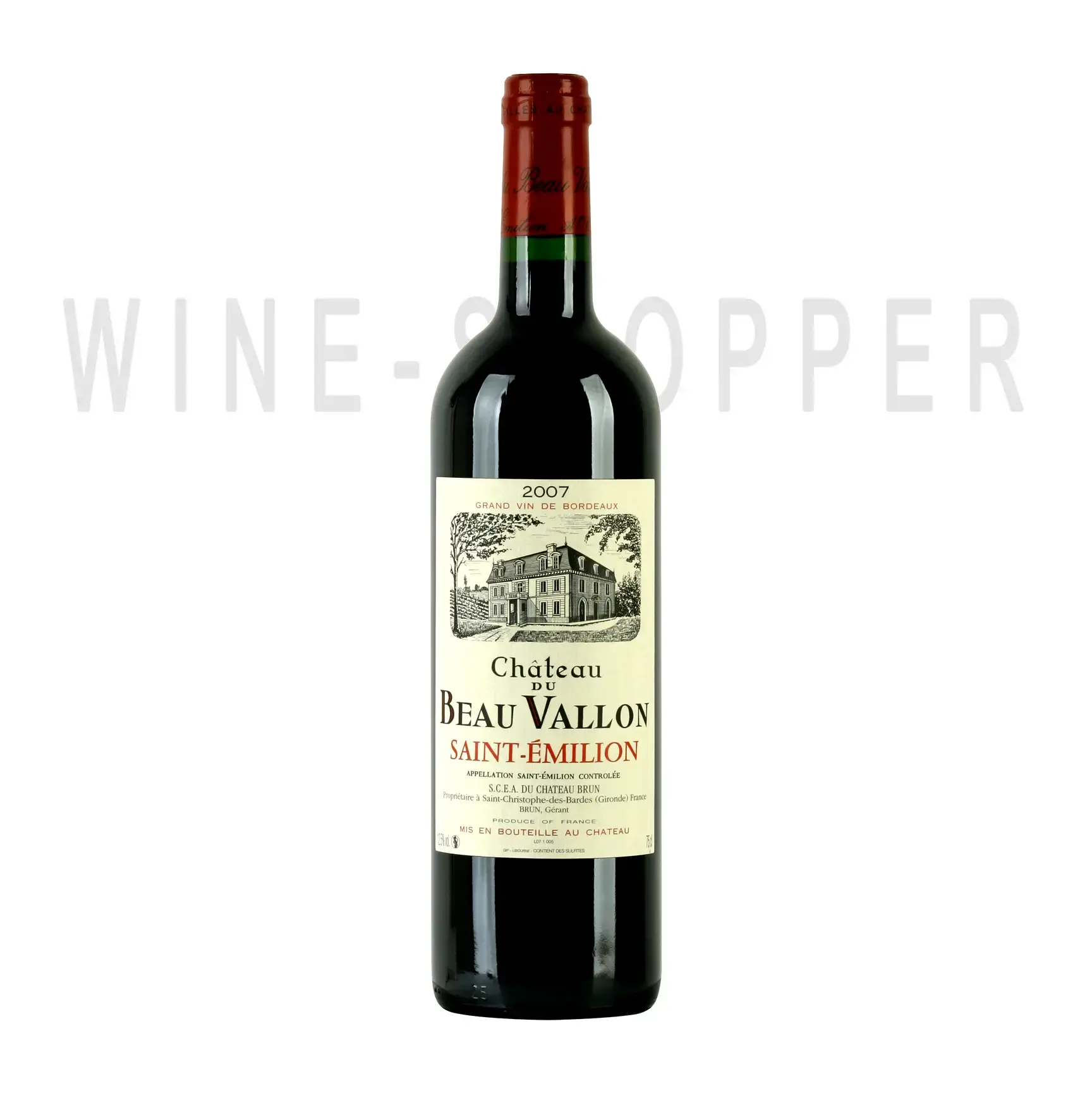 Вино Chateau du Beau Vallon Saint Emilion 2004 0.75 л