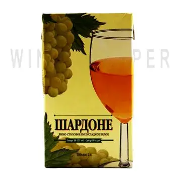 Вино Stolovoe белое полусладкое Shardone 1 л