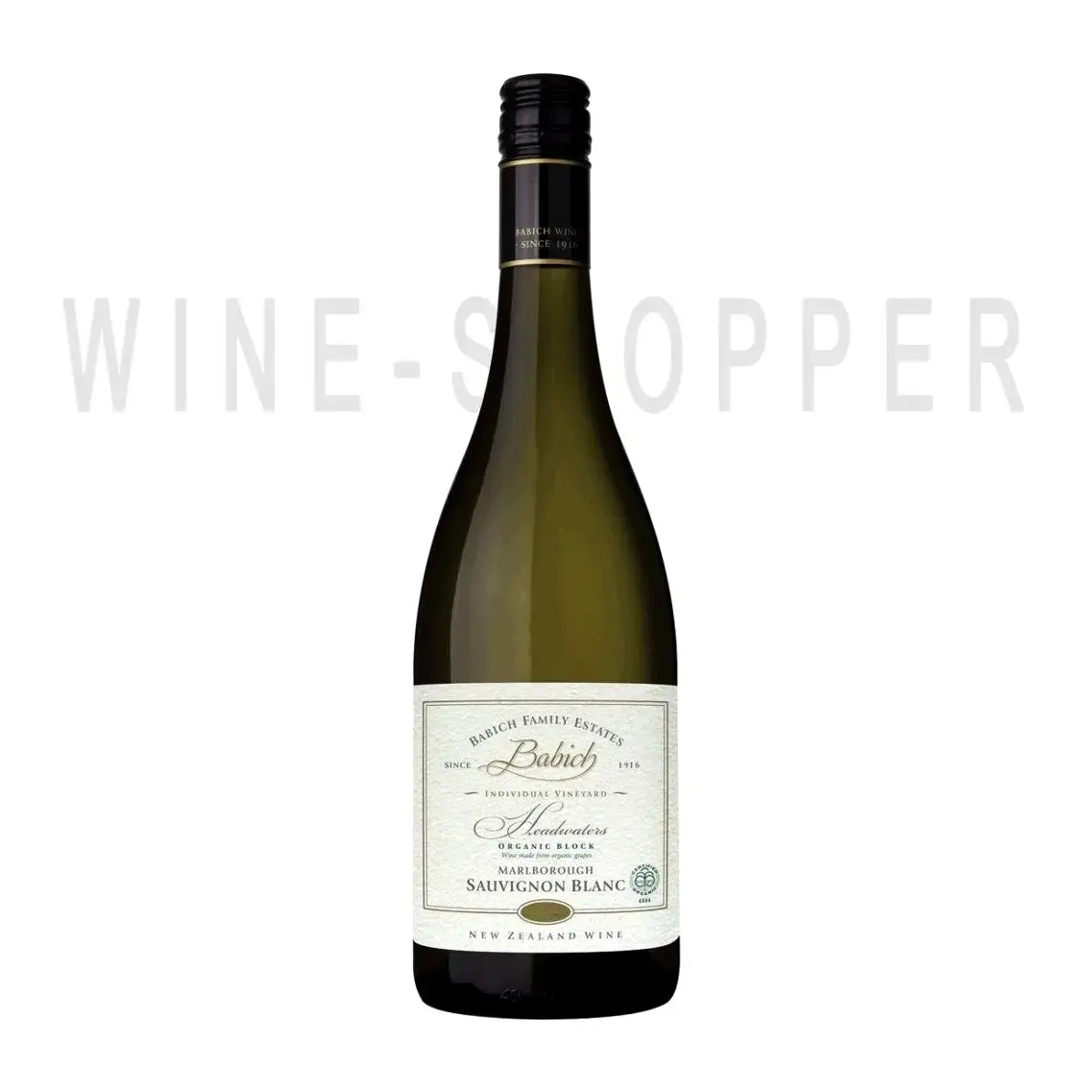 Вино Babich Wines Family Estates Headwaters Organic Sauvignon Blanc 2016 0.75 л