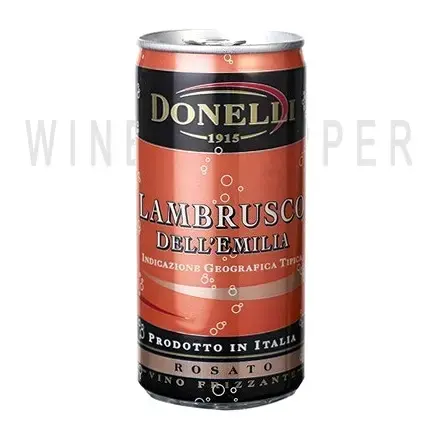 Игристое вино Donelli Lambrusco dell'Emilia IGT Rosato in can 0.2 л