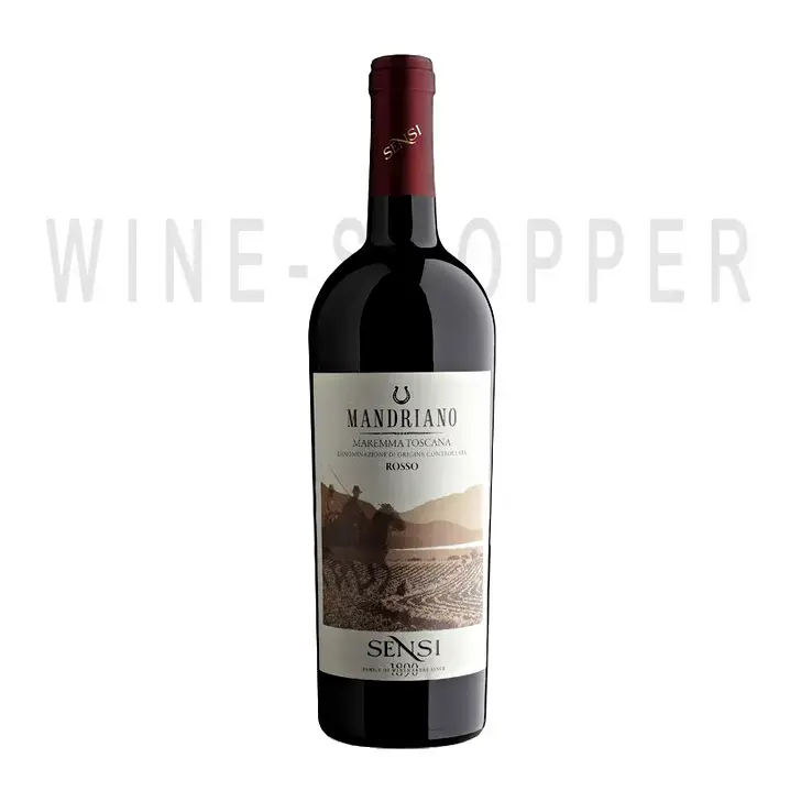 Вино Sensi Mandriano Rosso Maremma 0.75 л