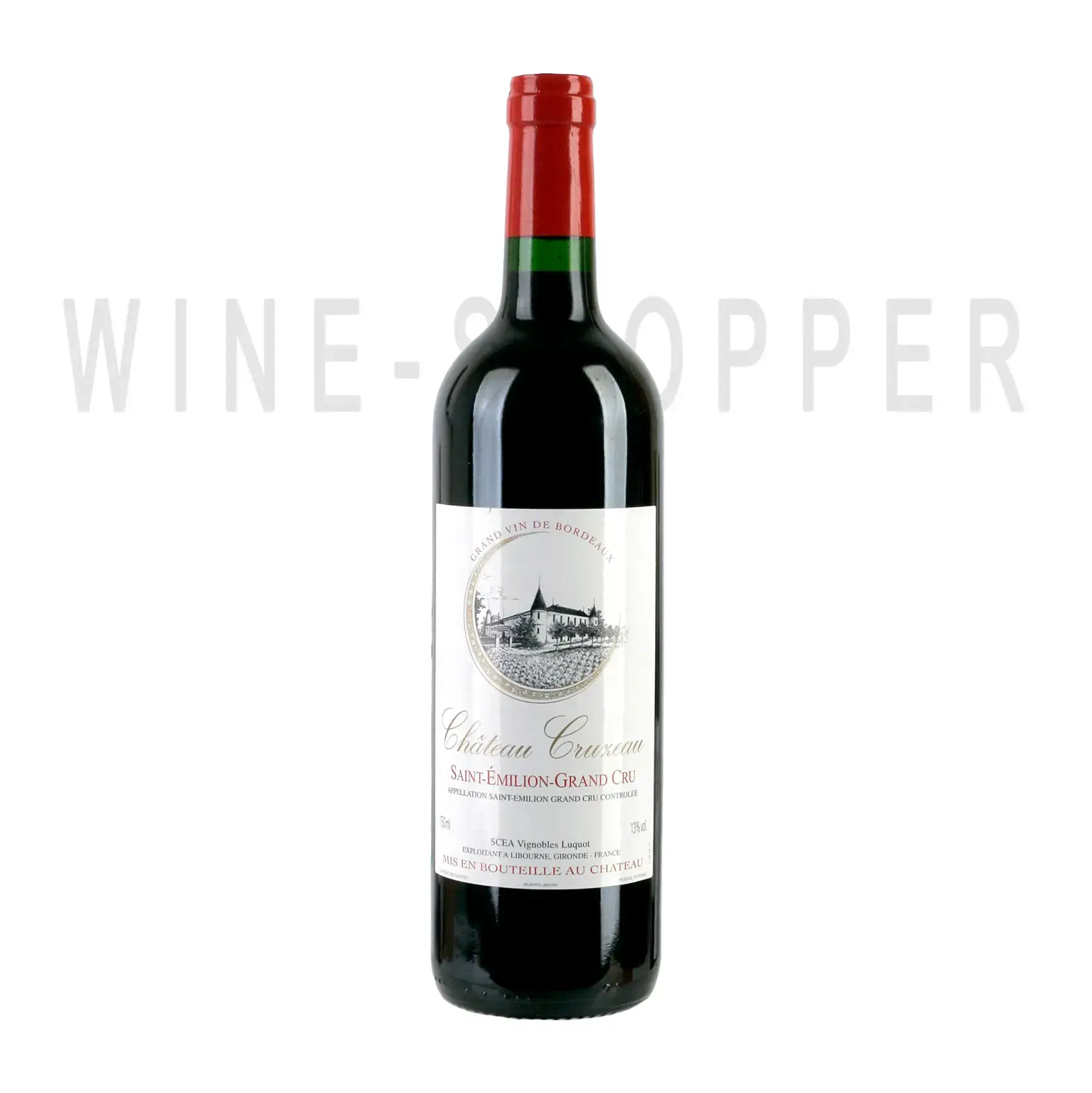 Вино Chateau Cruzeau Saint-Emilion-Grand Cru`10 2010 0.75 л