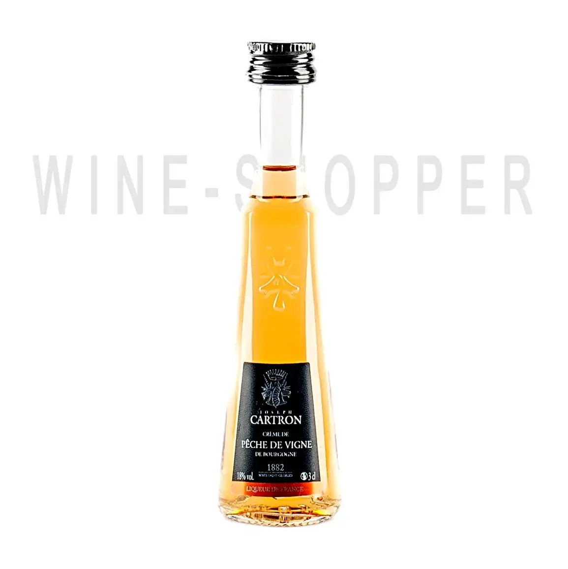 Ликер Joseph Cartron, Creme de Peche de Vigne de Bourgogne 0.03 л