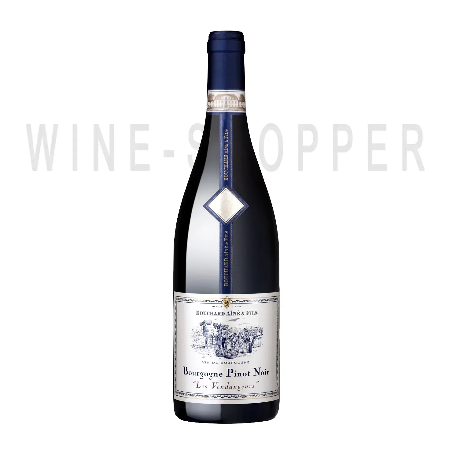 Вино Bourgogne Pinot Noir Les Vendangeurs 2015 0.75 л