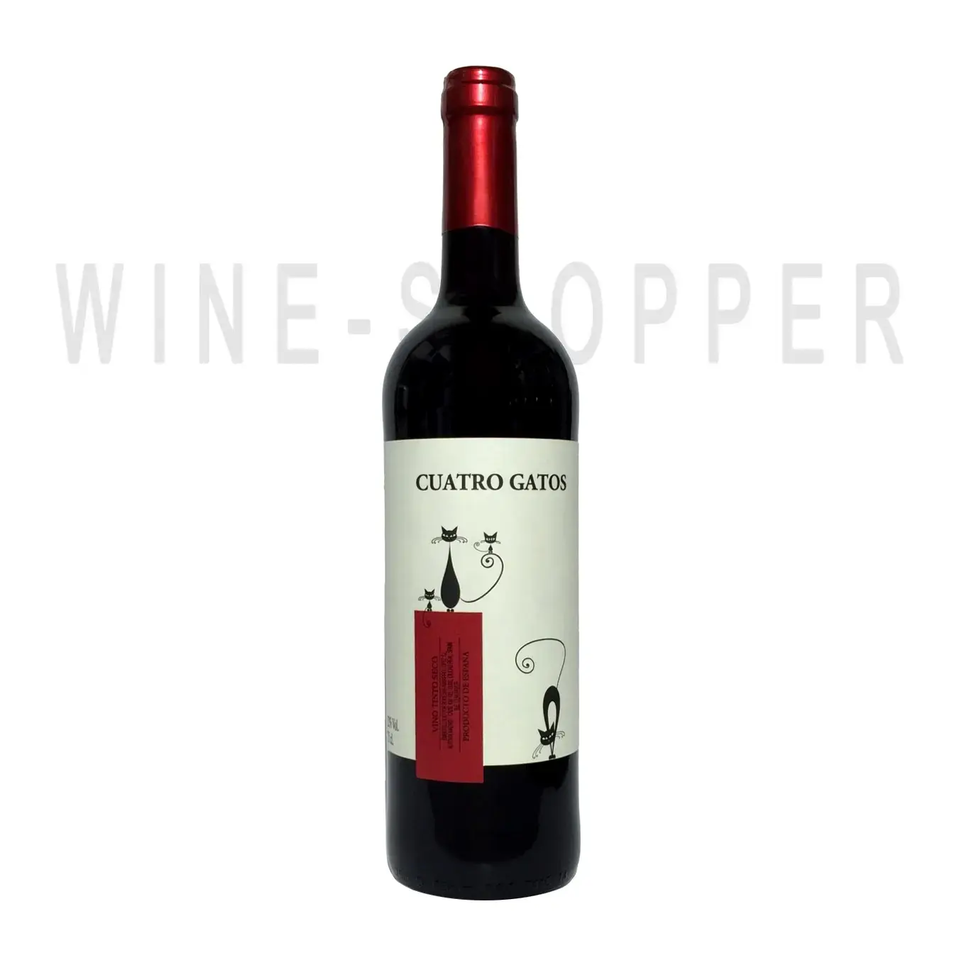 Вино Cuatro Gatos Tinto Seco 0.75 л