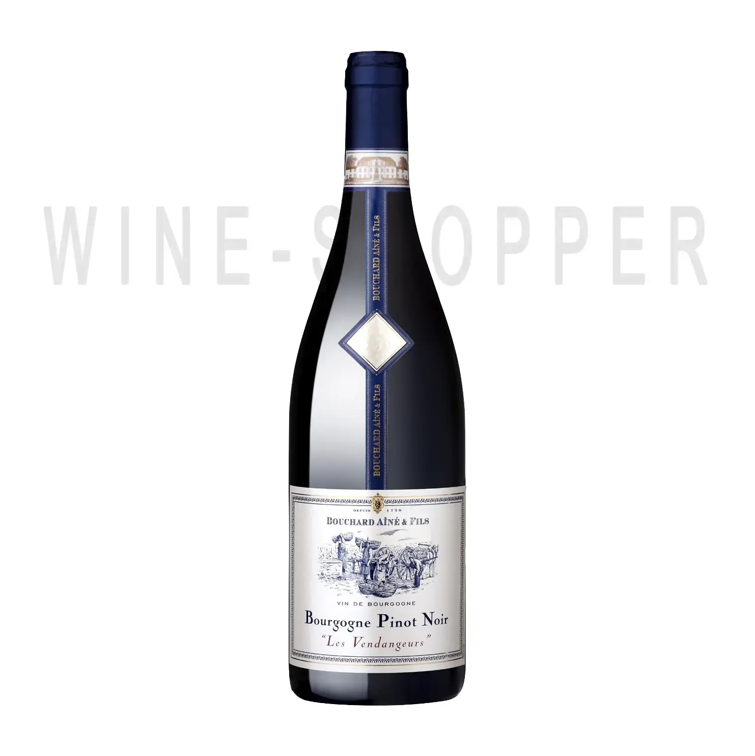 Вино Bourgogne Pinot Noir Les Vendangeurs 2016 0.75 л