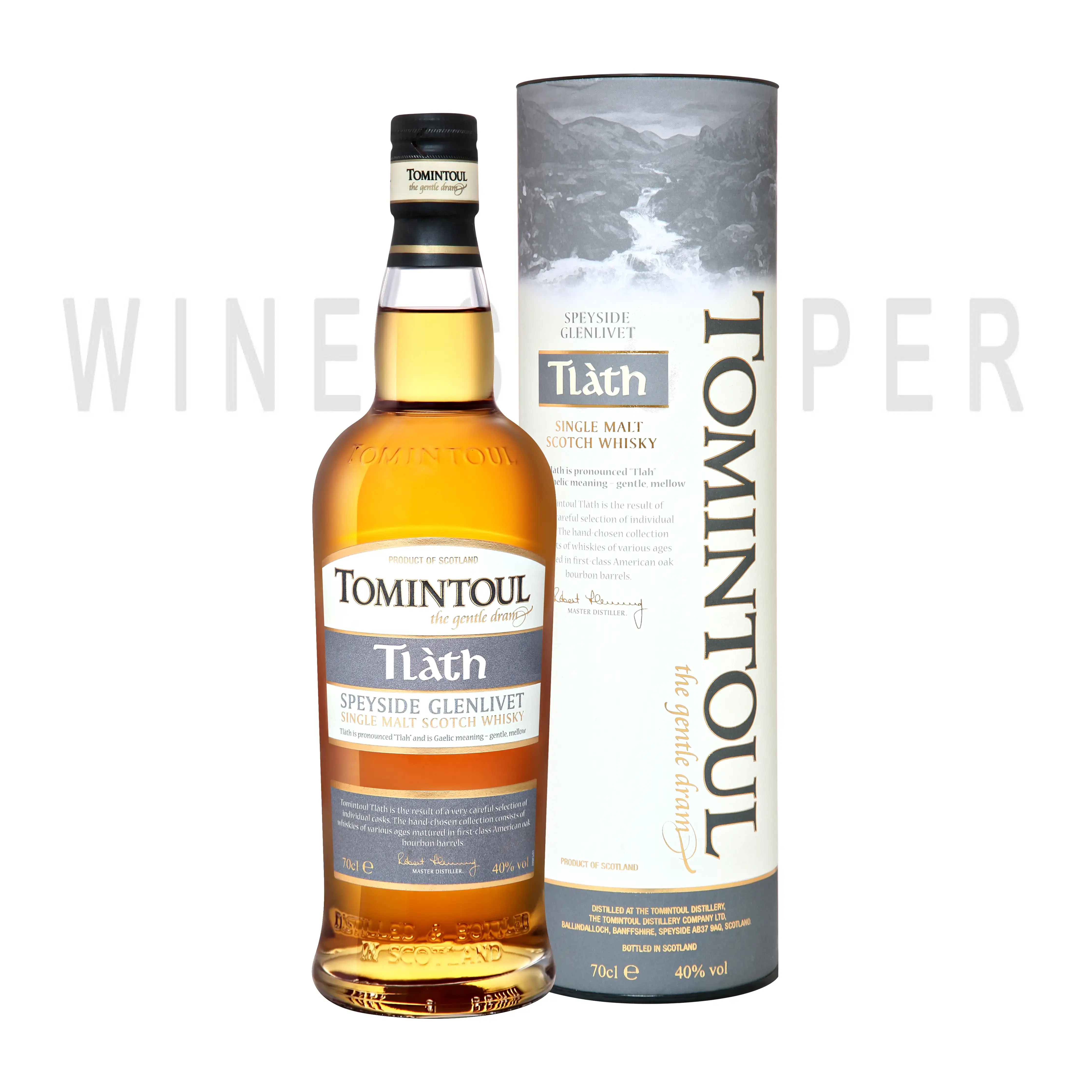 Виски Tomintoul Speyside Glenlivet Tlath Single Malt Scotch Whisky 3 years old in gift box 0.7 л