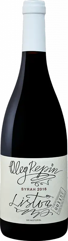 Вино Listva Syrah Sevastopol Oleg Repin 0.75 л