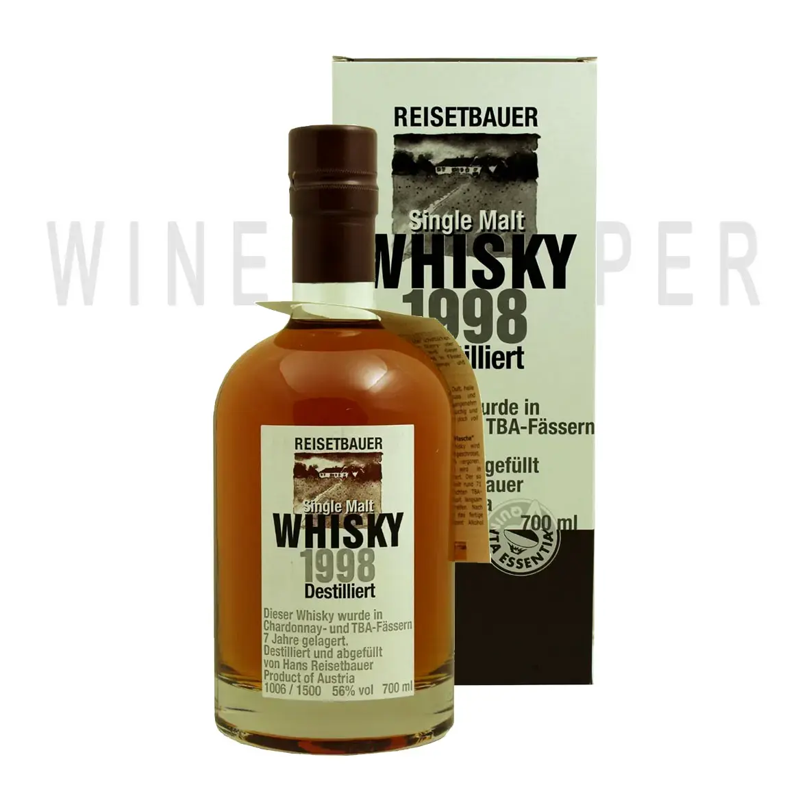 Виски Reisetbauer Single Malt Whisky gift box 1998 0.7 л