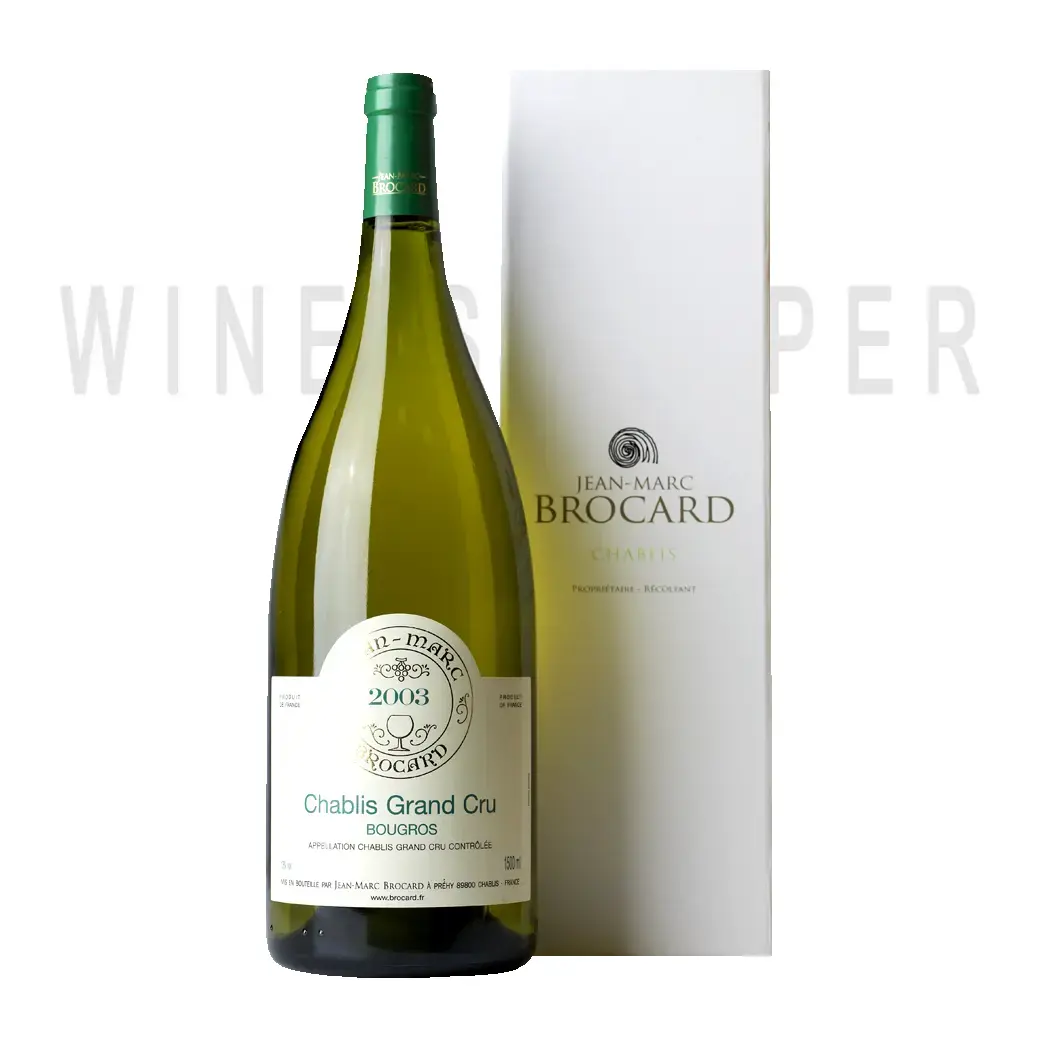 Вино Jean-Marc Brocard Chablis Bougros 2003 1.5 л