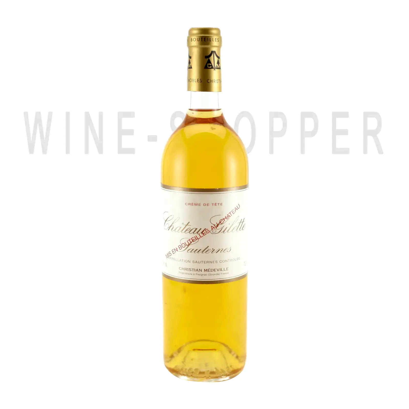 Вино Chateau Gilette Sauternes AOC 1990 0.75 л