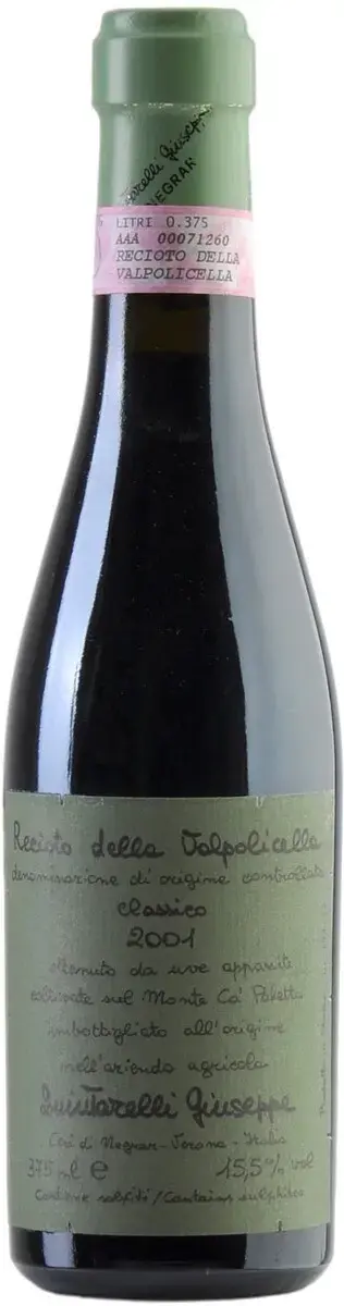 Вино Quintarelli Giuseppe Recioto della Valpolicella Classico, 2001, 0.375 л