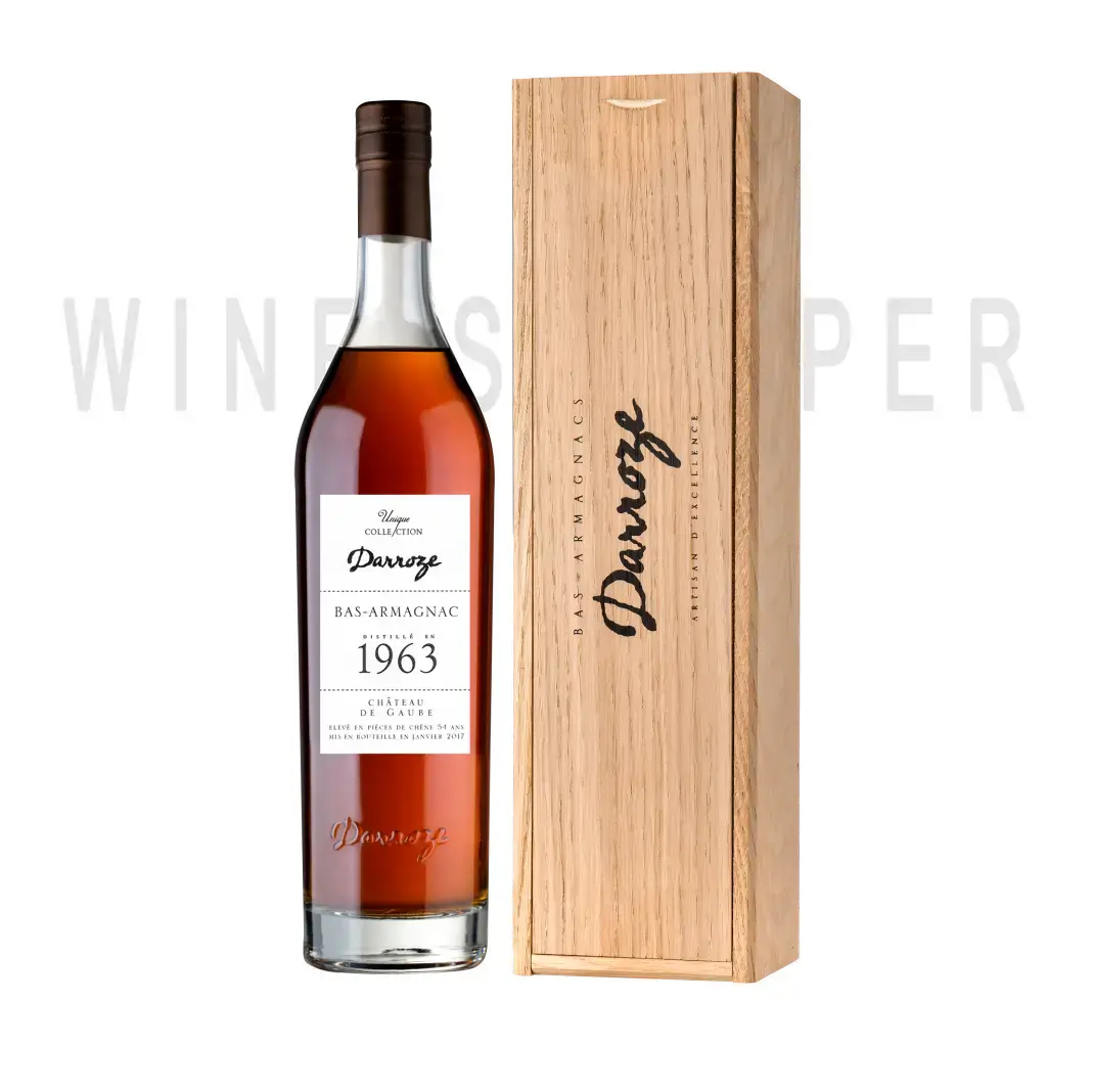 Арманьяк Bas-Armagnac Darroze Unique Collection Chateau de Gaube a Perquie 1963 0.7 л