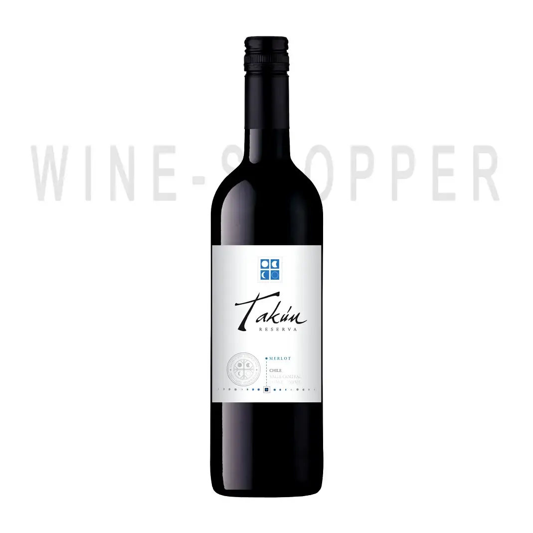 Вино Takun Merlot Reserva 2016 0.75 л