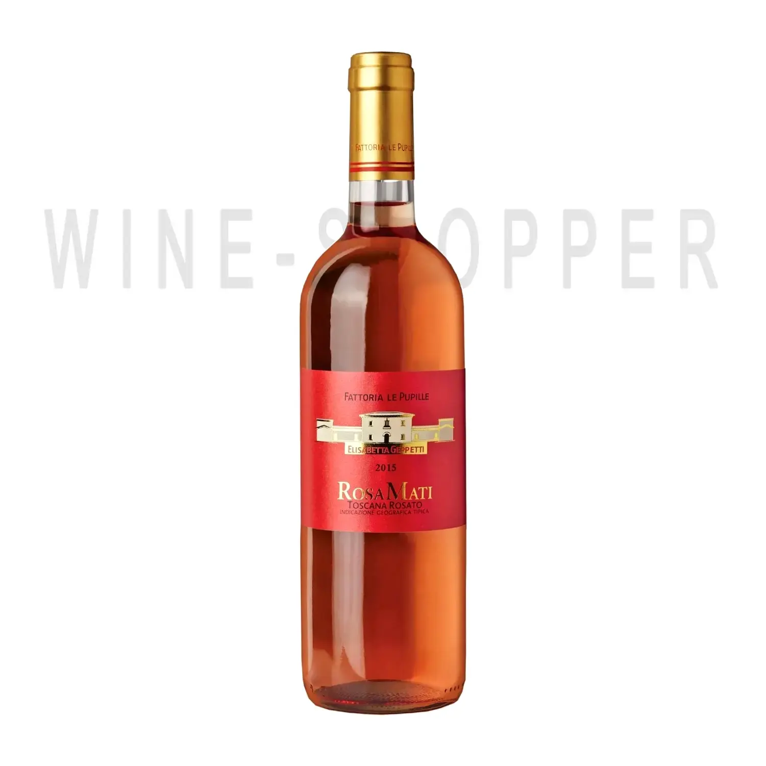 Вино Fattoria Le Pupille Rosa Mati Maremma Toscana IGT 2016 0.75 л
