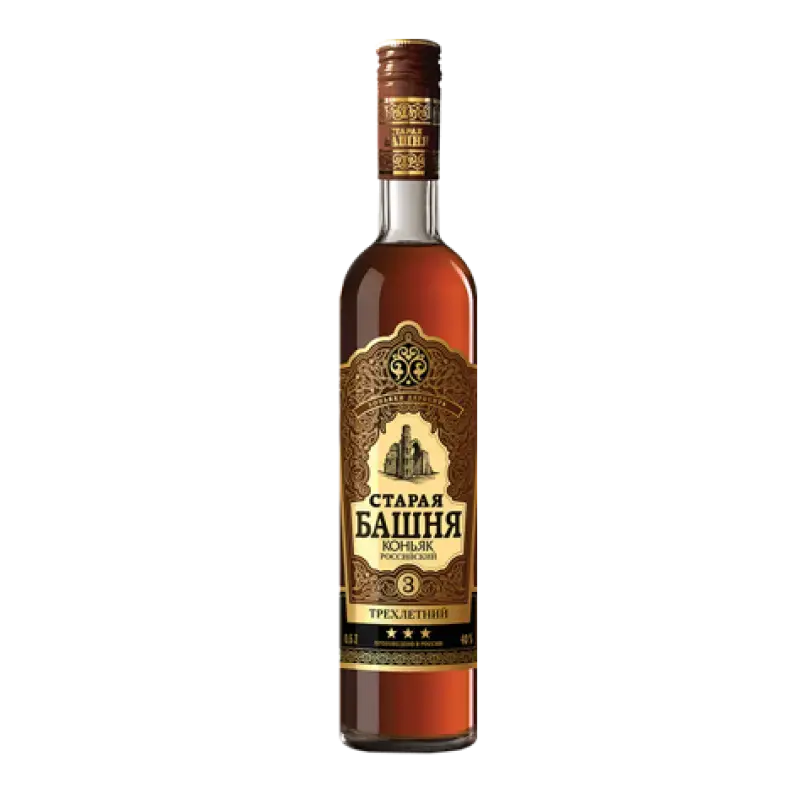 Коньяк Staraja Bashnja 3 year old 0.5 л