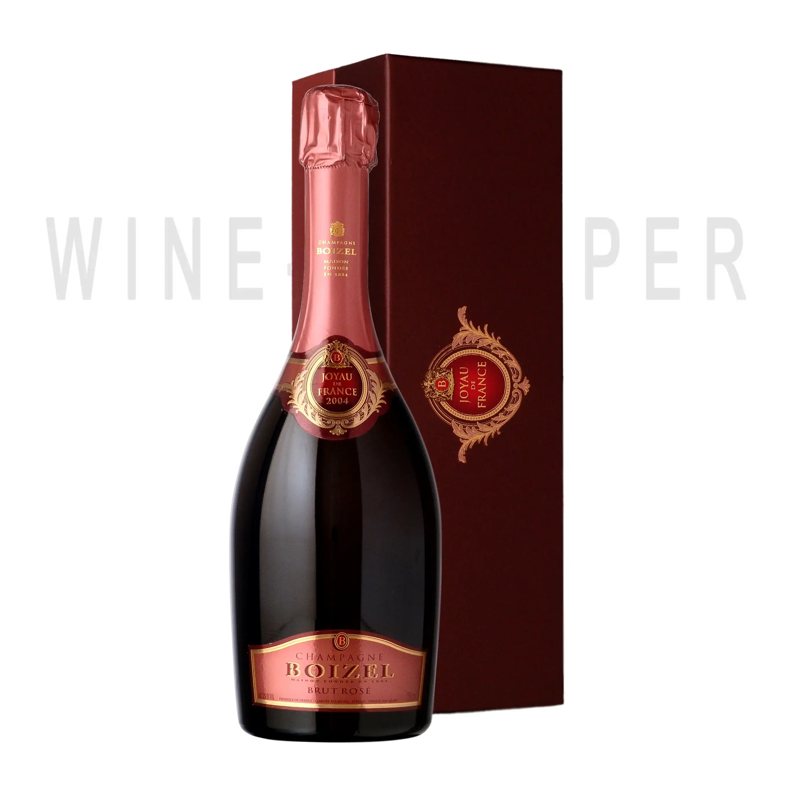 Шампанское Brut Joyau De France Rose Champagne Boizel rozovoe suhoe Gift Box 2004 0.75 л