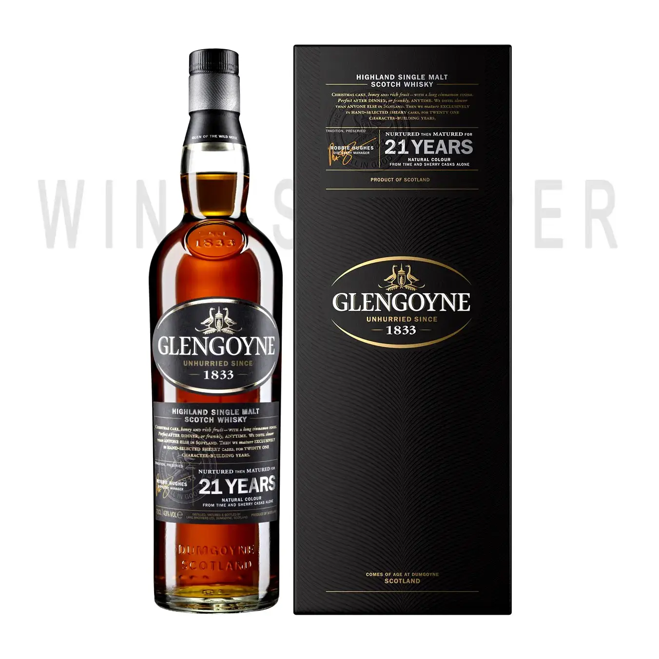 Виски Glengoyne 21 years gift box 0.7 л