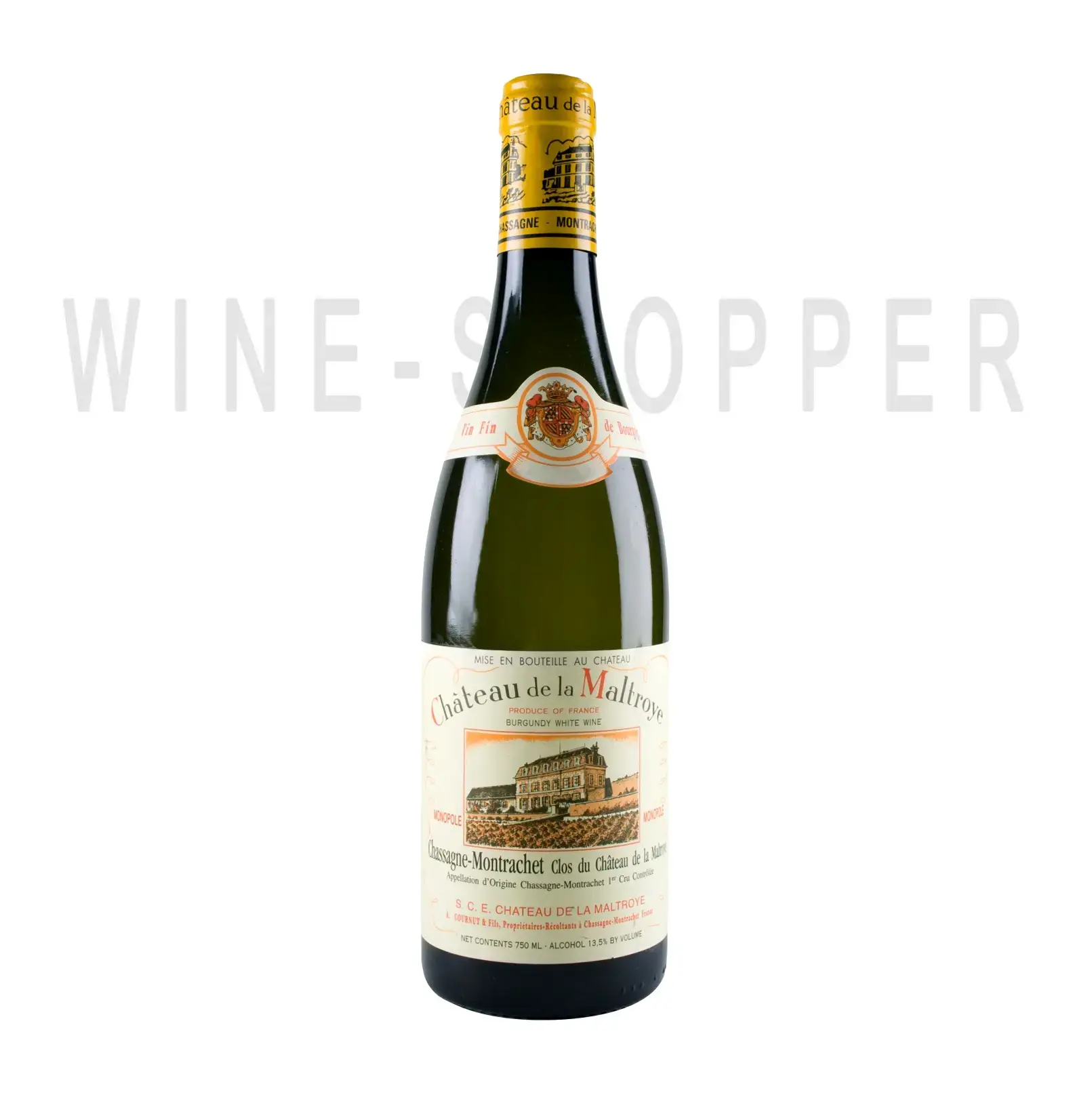 Вино Chassagne Montrachet AOC 1er Cru Clos du Chateau de la Maltroye Blanche 2012 0.75 л