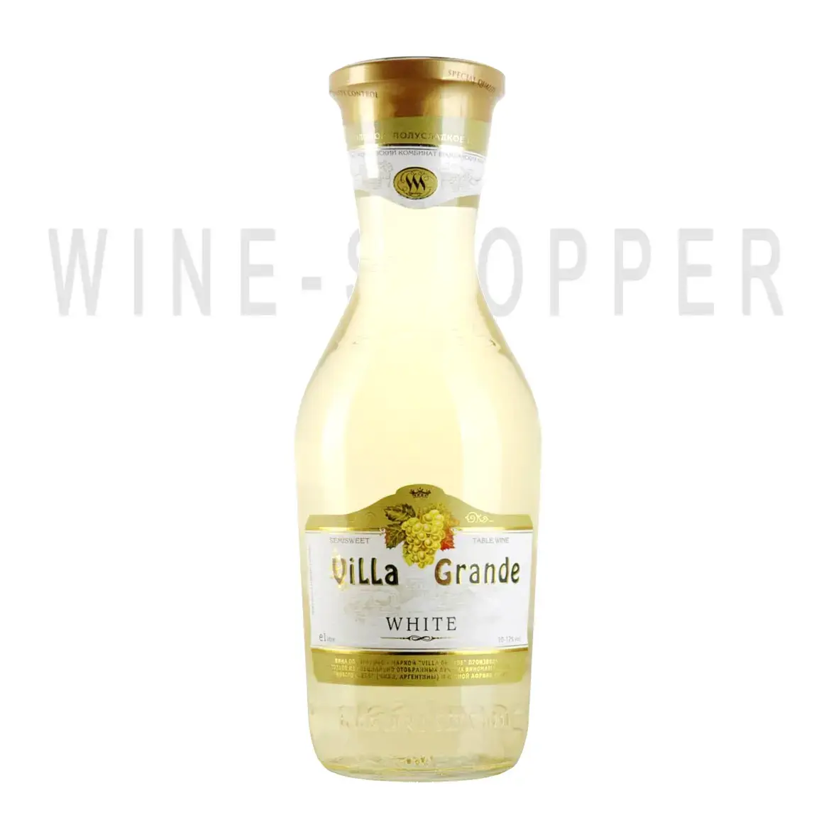 Вино Villa Grande White Semi-Sweet 1 л