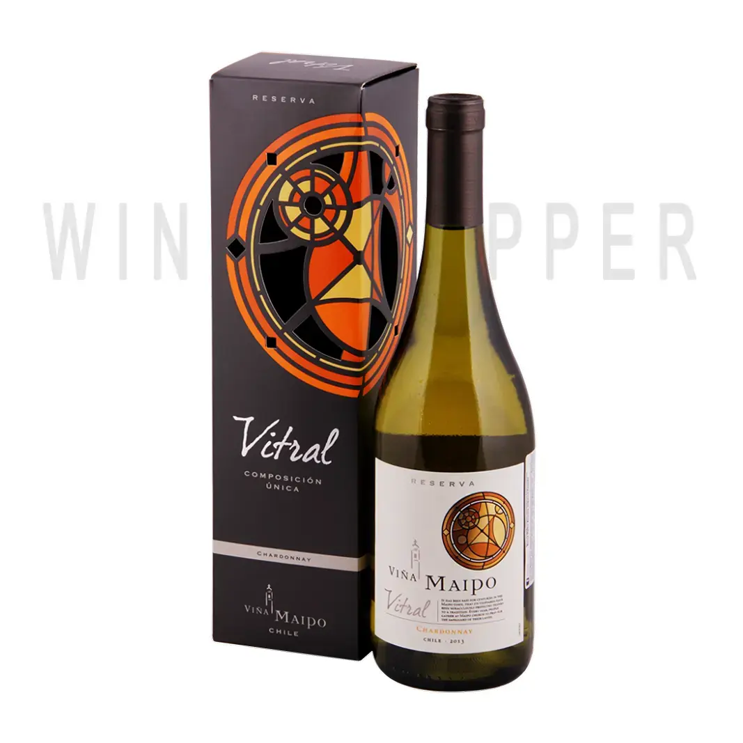 Вино Vitral Chardonnay Reserva in a gift box 0.75 л