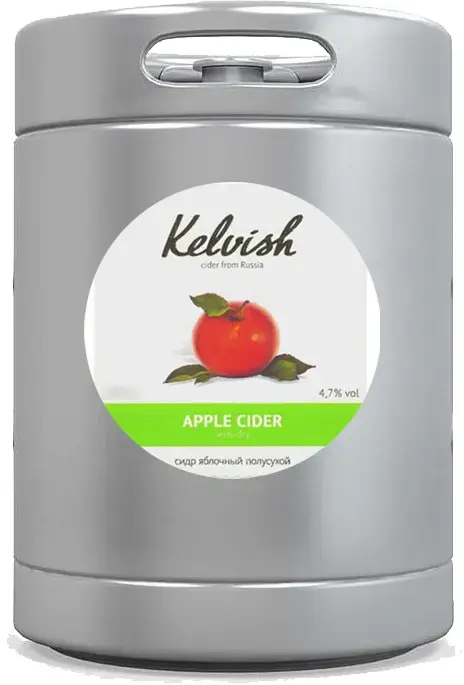 Сидр Kelvish Apple Semi-Dry 30 л