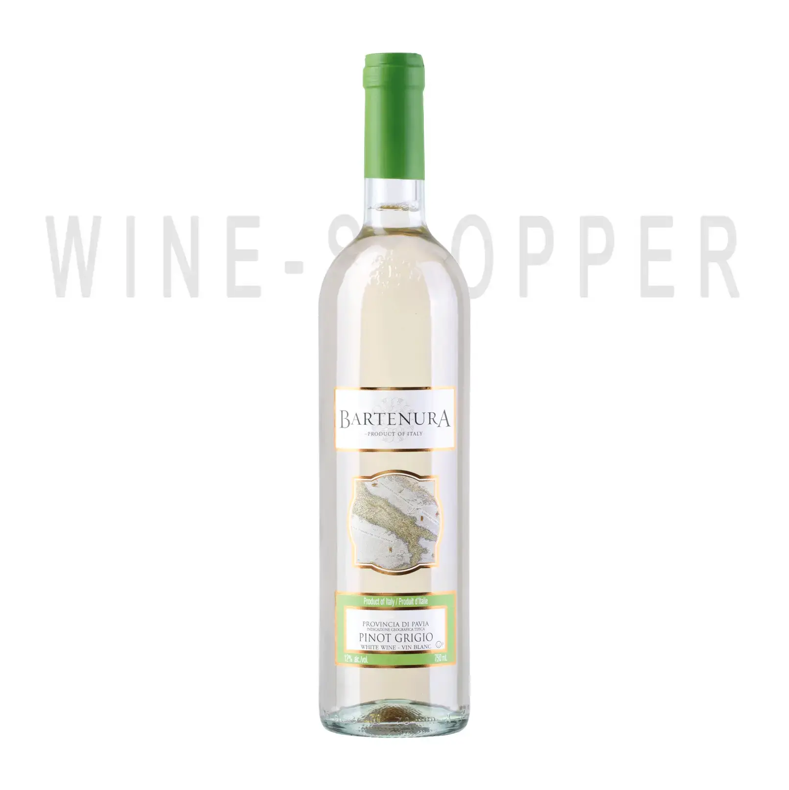 Вино Bartenura Pinot Grigio 2017 0.75 л
