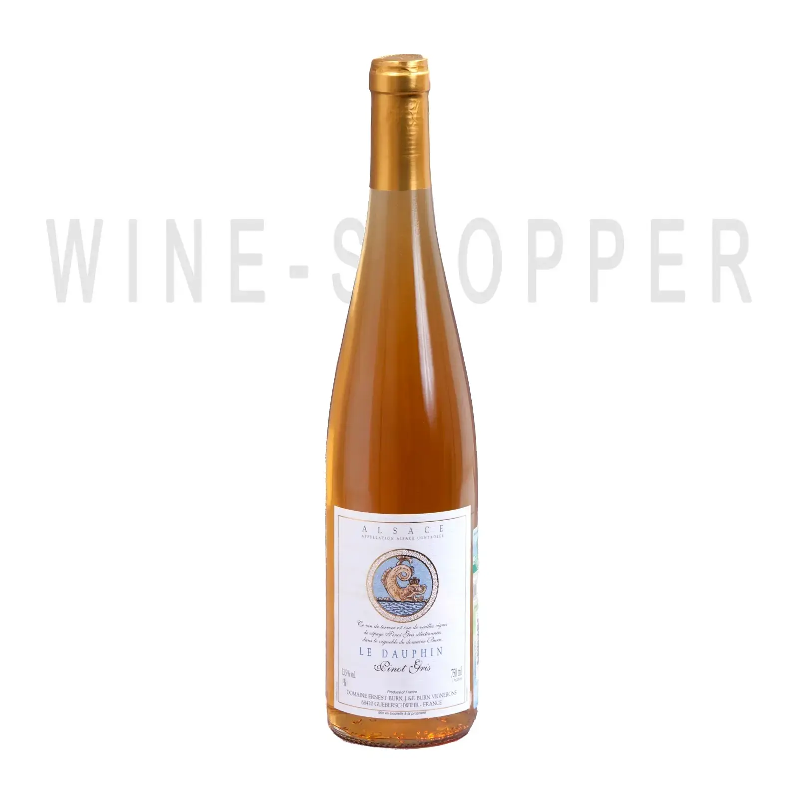 Вино Ernest Burn, Pinot Gris Le Dauphin 2013 0.75 л