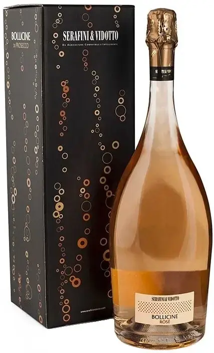 Игристое вино Serafini & Vidotto Bollicine Rose, gift box, 0.75 л
