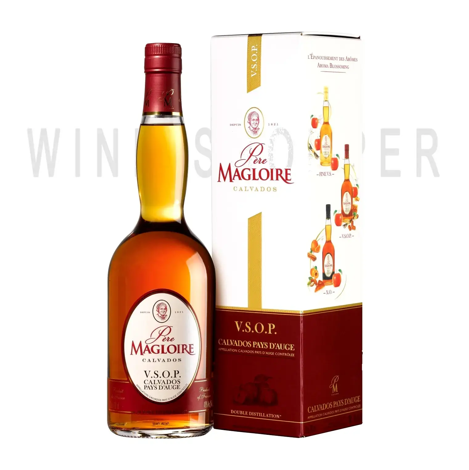 Кальвадос Pere Magloire Pays d'Auge VSOP in gift box 0.5 л