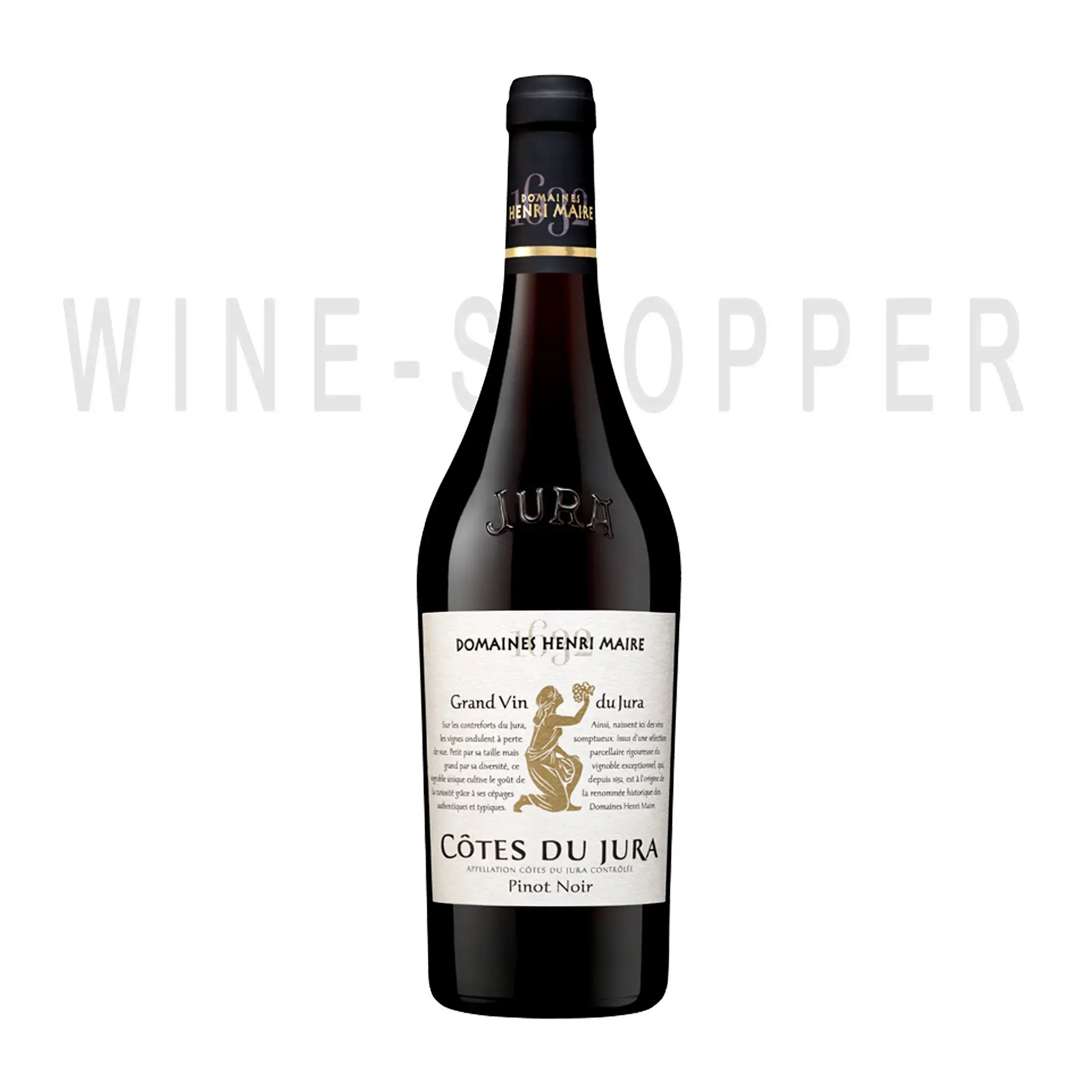 Вино Domaines Henri Maire Côtes du jura pinot noir 2015 0.75 л