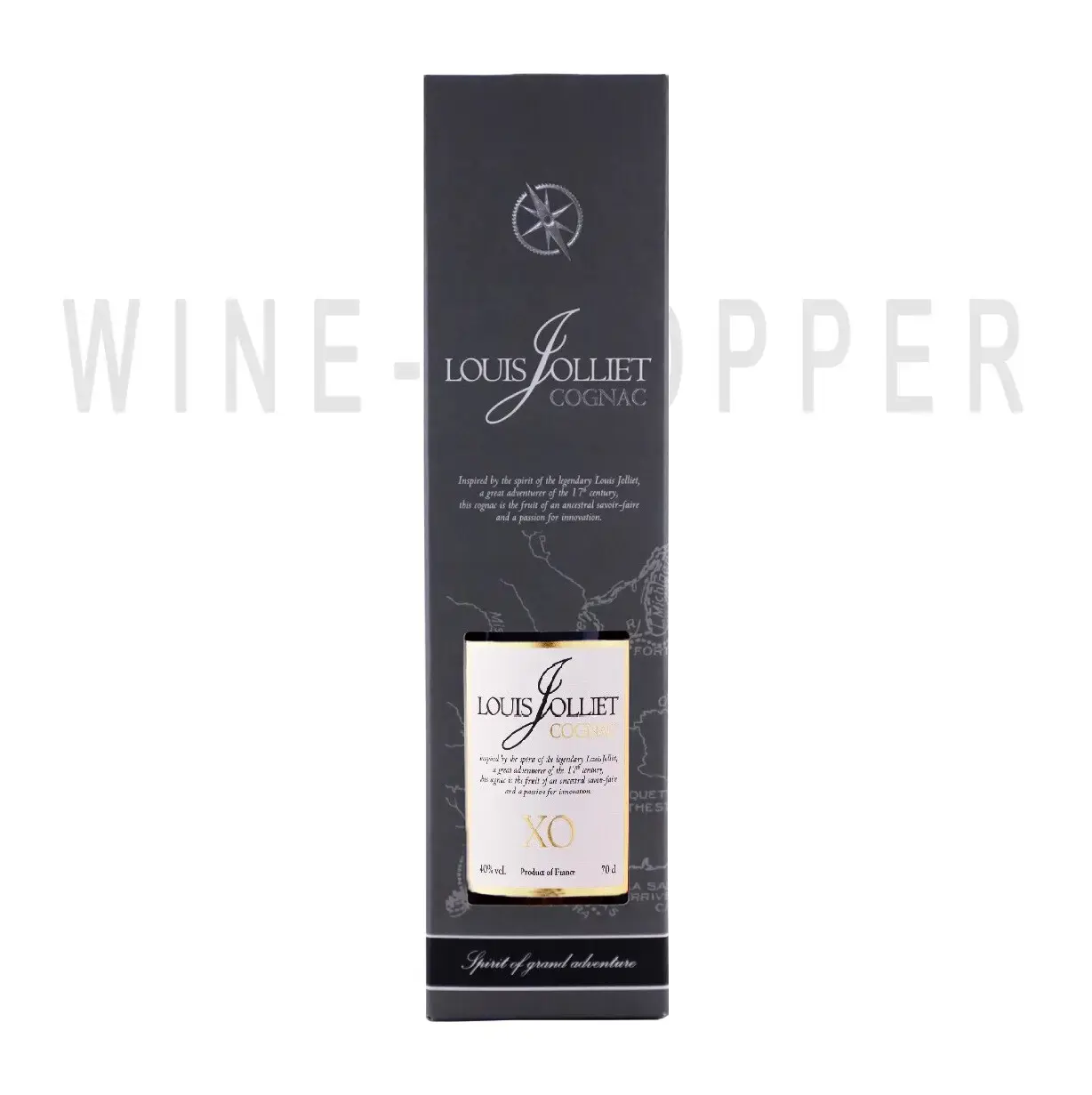 Коньяк Louis Jolliet XO, gift tube 0.7 л