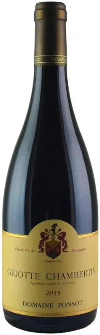 Вино Domaine Ponsot Griotte Chambertin Grand Cru AOC, 2015, 0.75 л