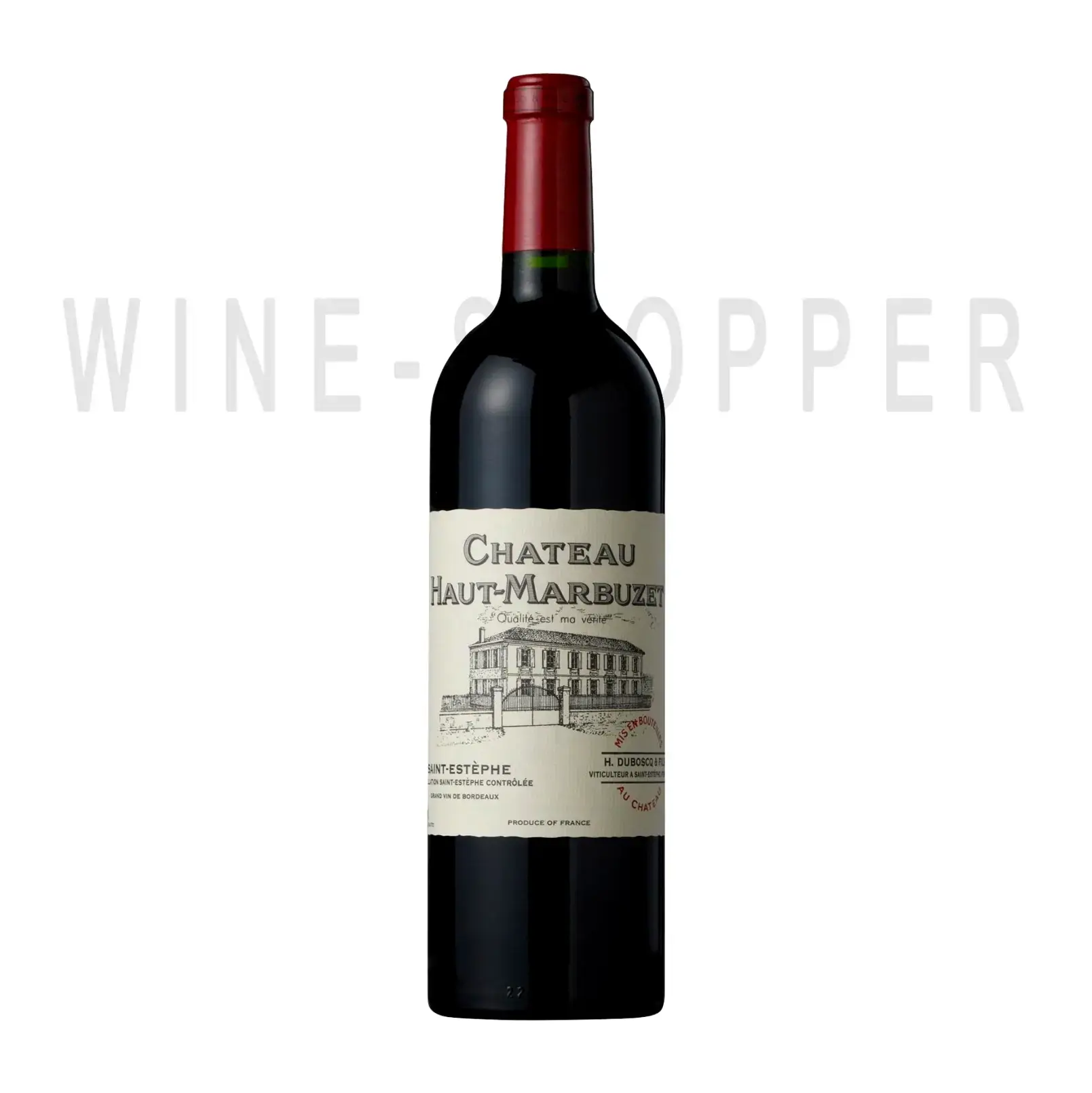Вино Chateau Haut-Marbuzet St. Estephe AOC 2001 0.75 л