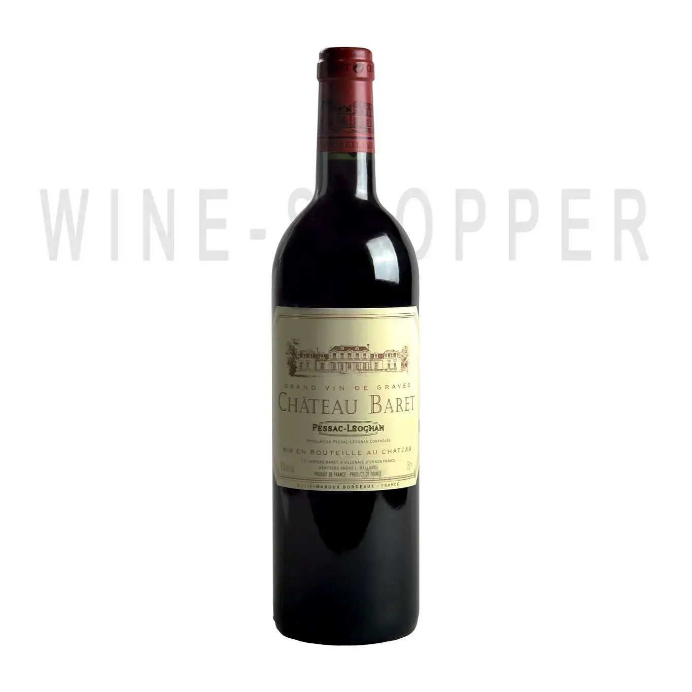 Вино Borie-Manoux Chateau Baret Rouge Pessac-Leognan AOC 2012 0.75 л