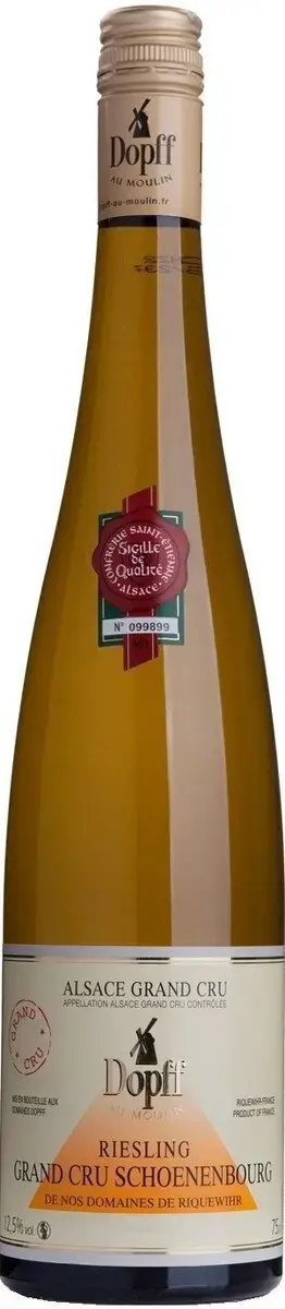 Вино Dopff au Moulin Schoenenbourg Riesling Alsace Grand Cru AOC, 2013, 0.375 л