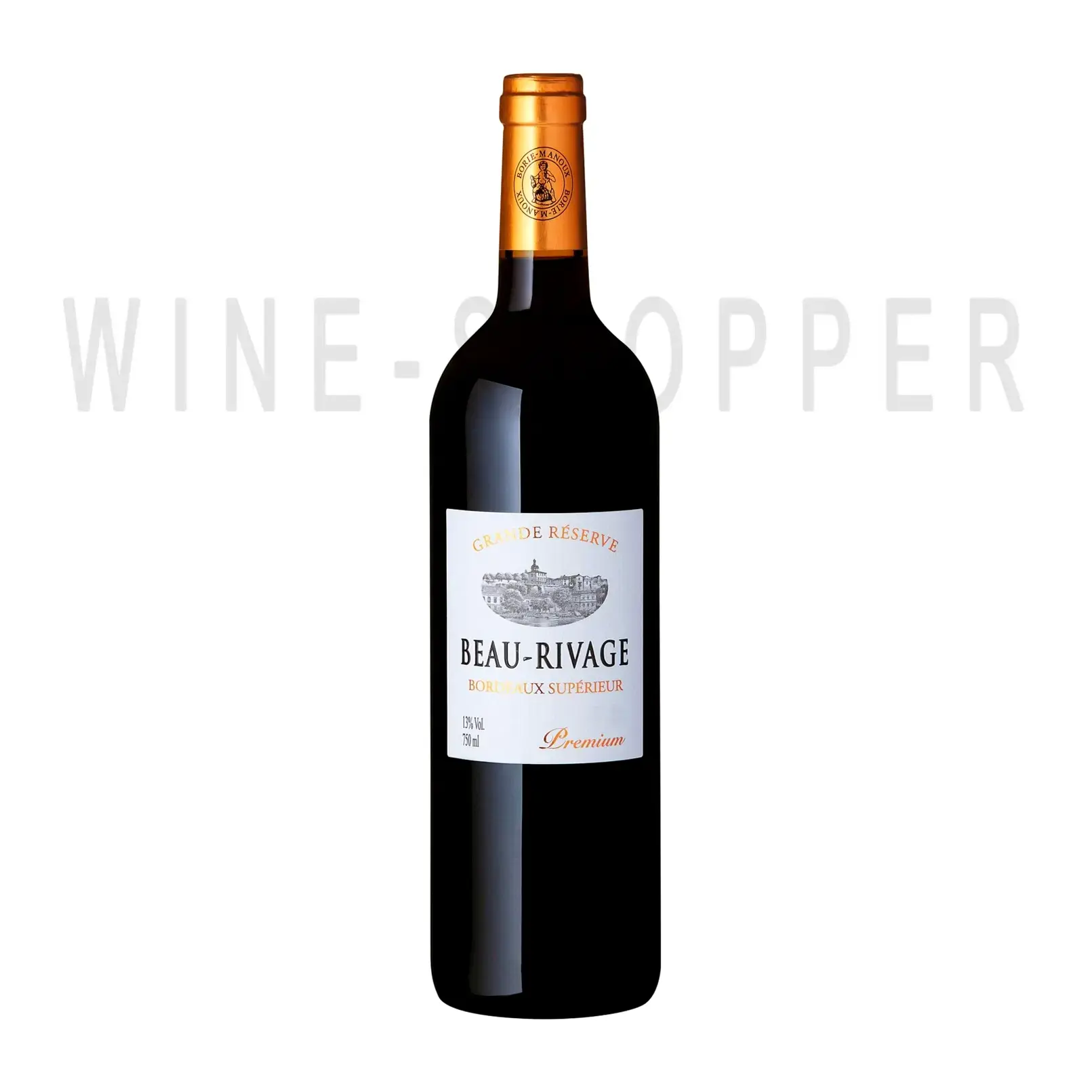Вино Borie-Manoux Beau-Rivage Premium Grande Reserve Rouge Bordeaux AOC 2016 0.75 л