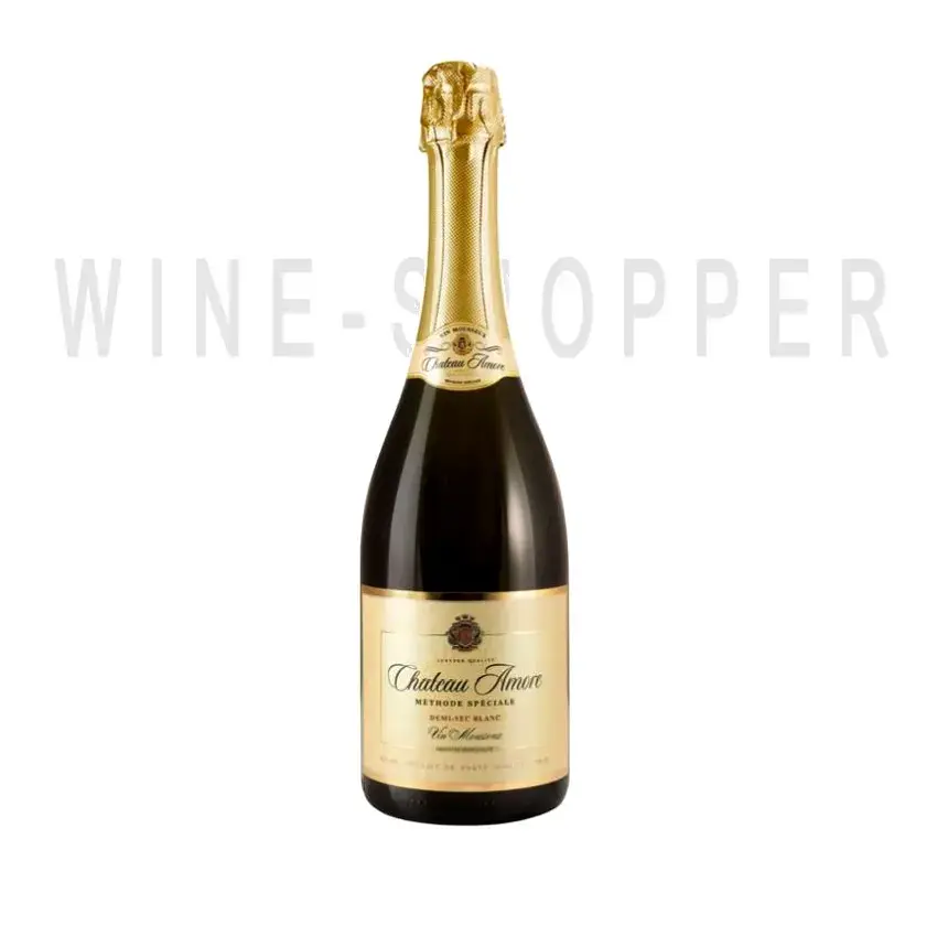 Игристое вино Chateau Amore carbonated drink wine semi dry white 0.75 л