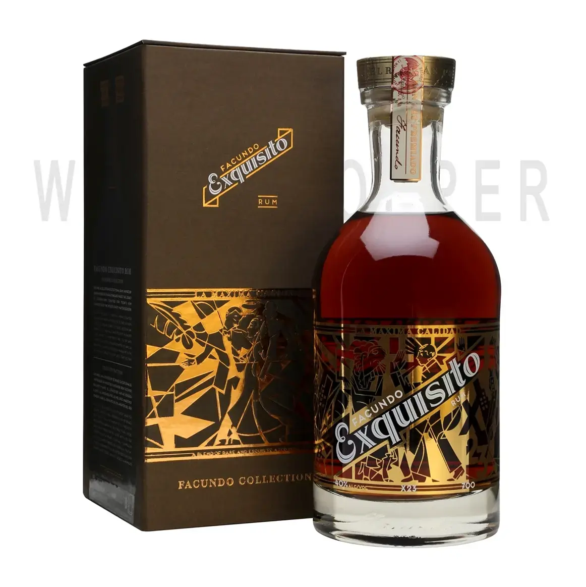 Ром Facundo Exquisito in gift box 0.7 л