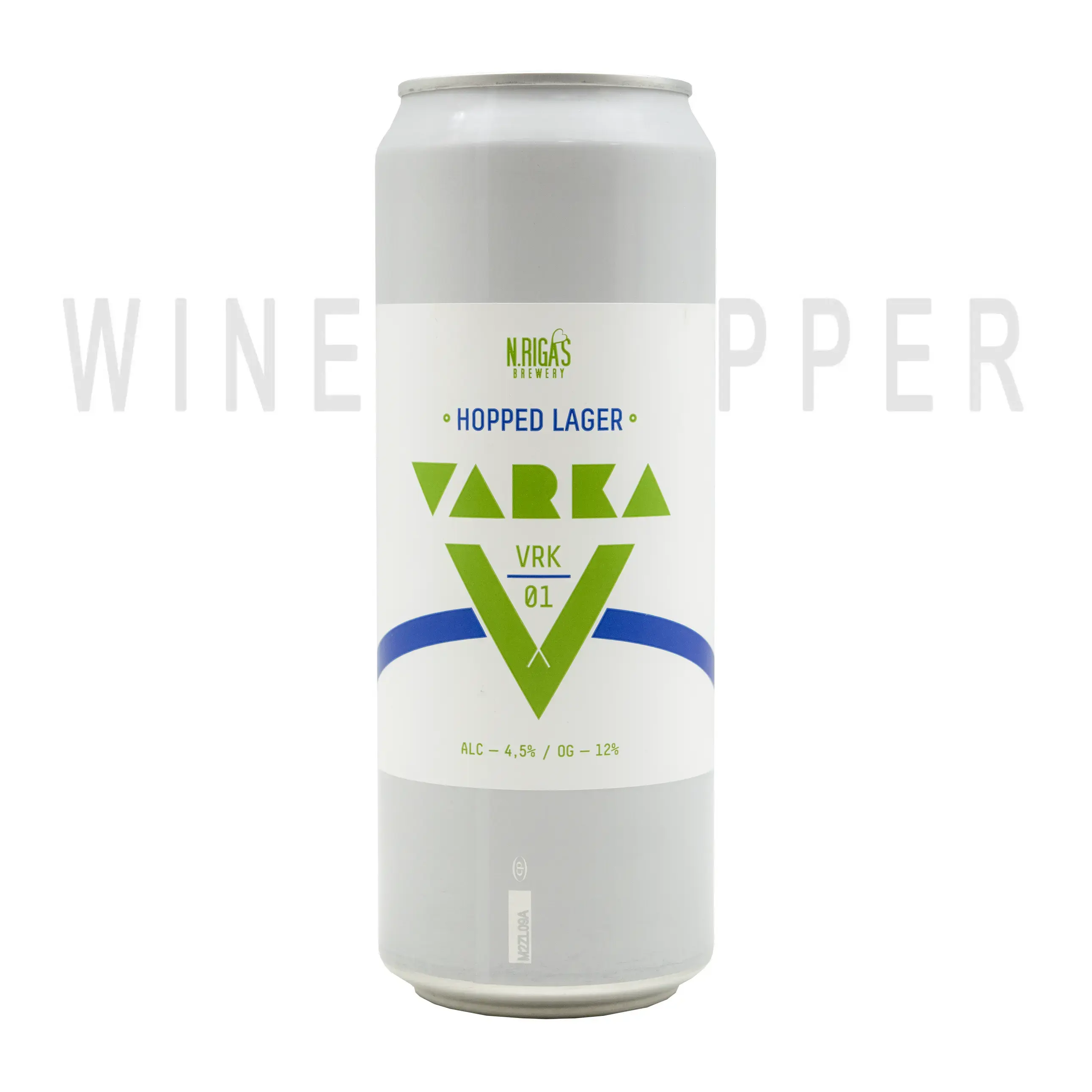 Пиво Varka Hopped Lager ж/б 0.45 л
