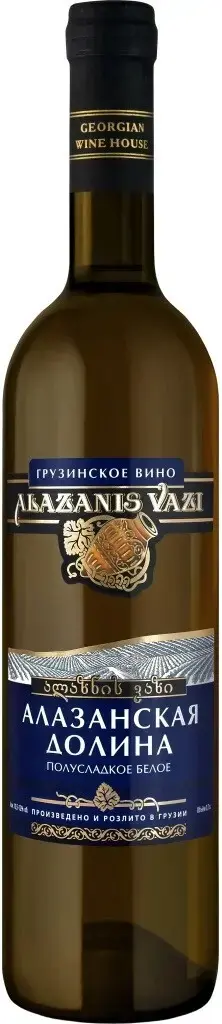 Вино Georgian Wine House Alazanis Vazi Alazani Valley White, 0.7 л