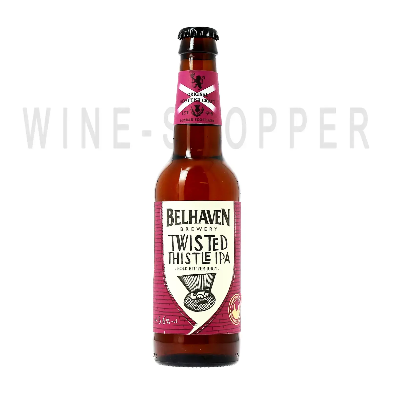 Пиво Belhaven Twisted Thistle IPA glas 0.33 л