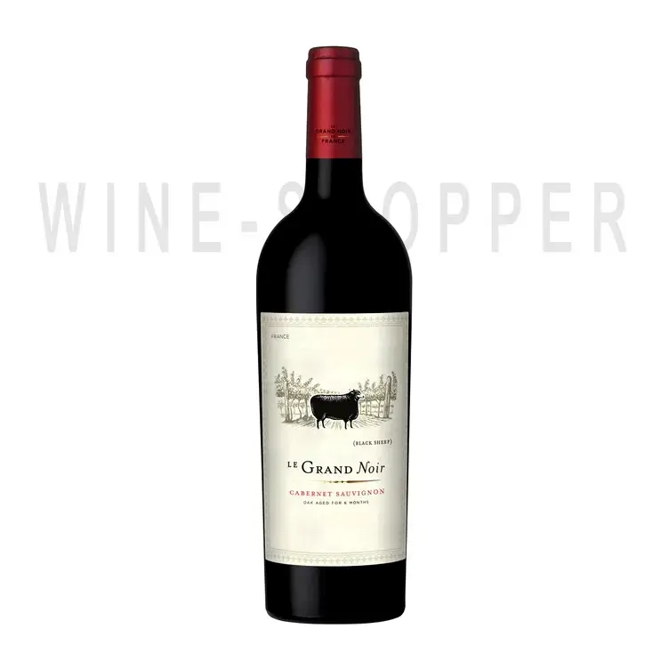 Вино Les Celliers Jean d'Alibert Le Grand Noir Cabernet Sauvignon 2016 0.75 л