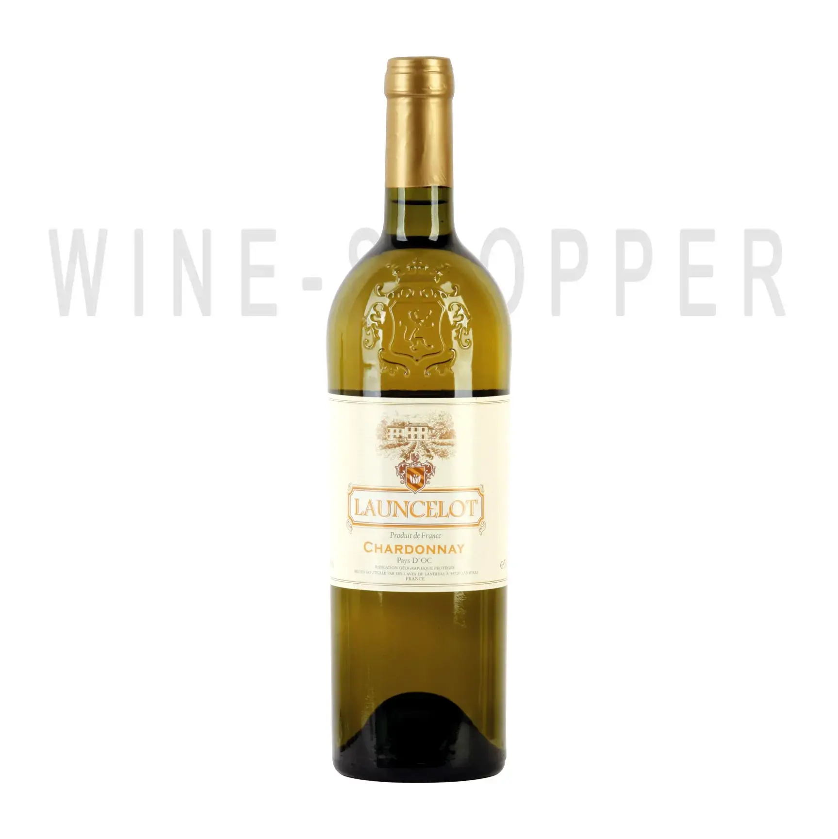 Вино Chardonnay Pays d`Oc Launcelot 0.75 л